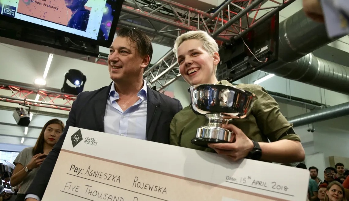 Aga wins coffee masters