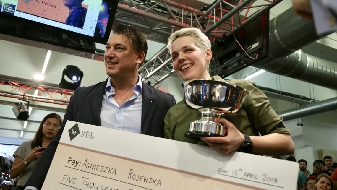 Aga wins coffee masters