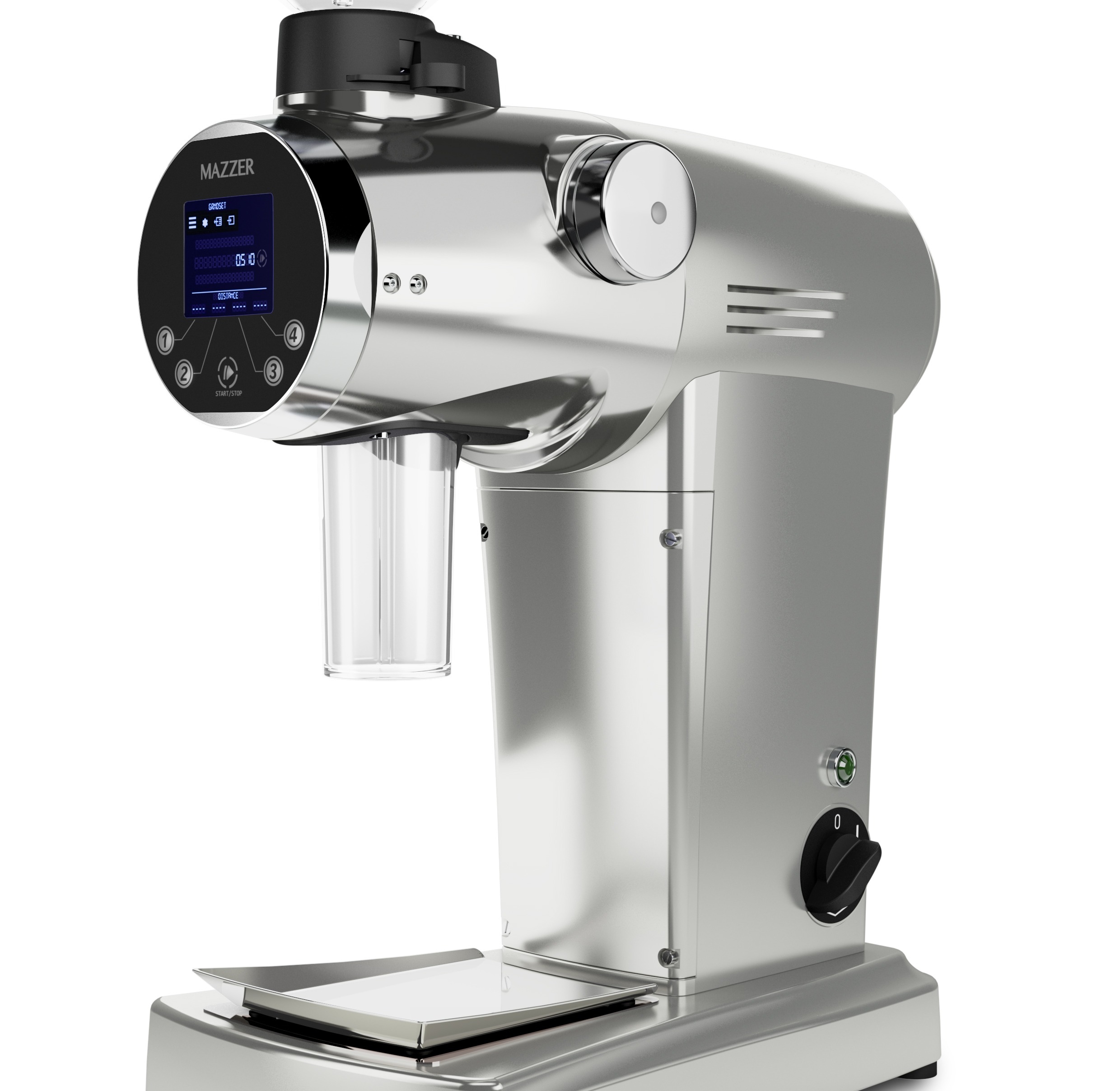 Mazzer Digital ZM Coffee Grinder Silver