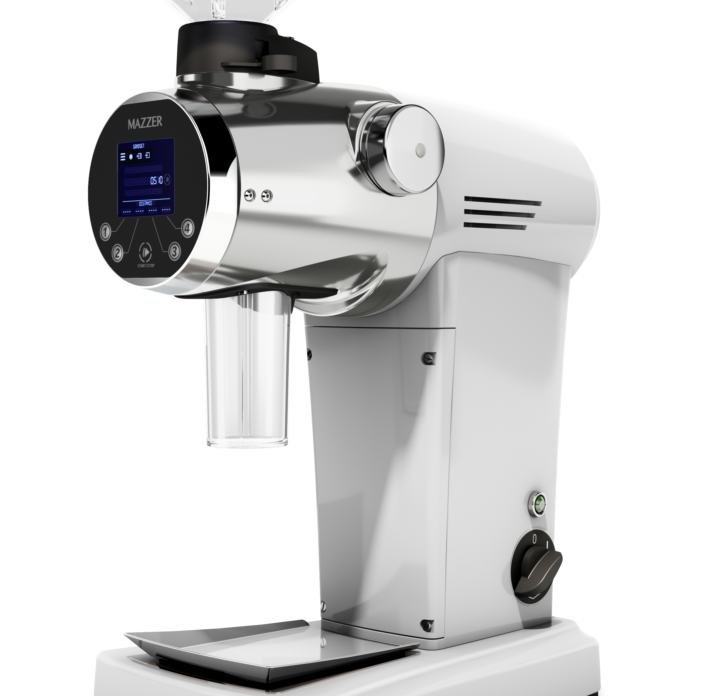 Mazzer Digital ZM Coffee Grinder White
